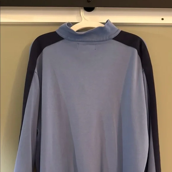 Ralph Lauren Blue Zip Up Sweater with Classic Style - Picture 6 of 9